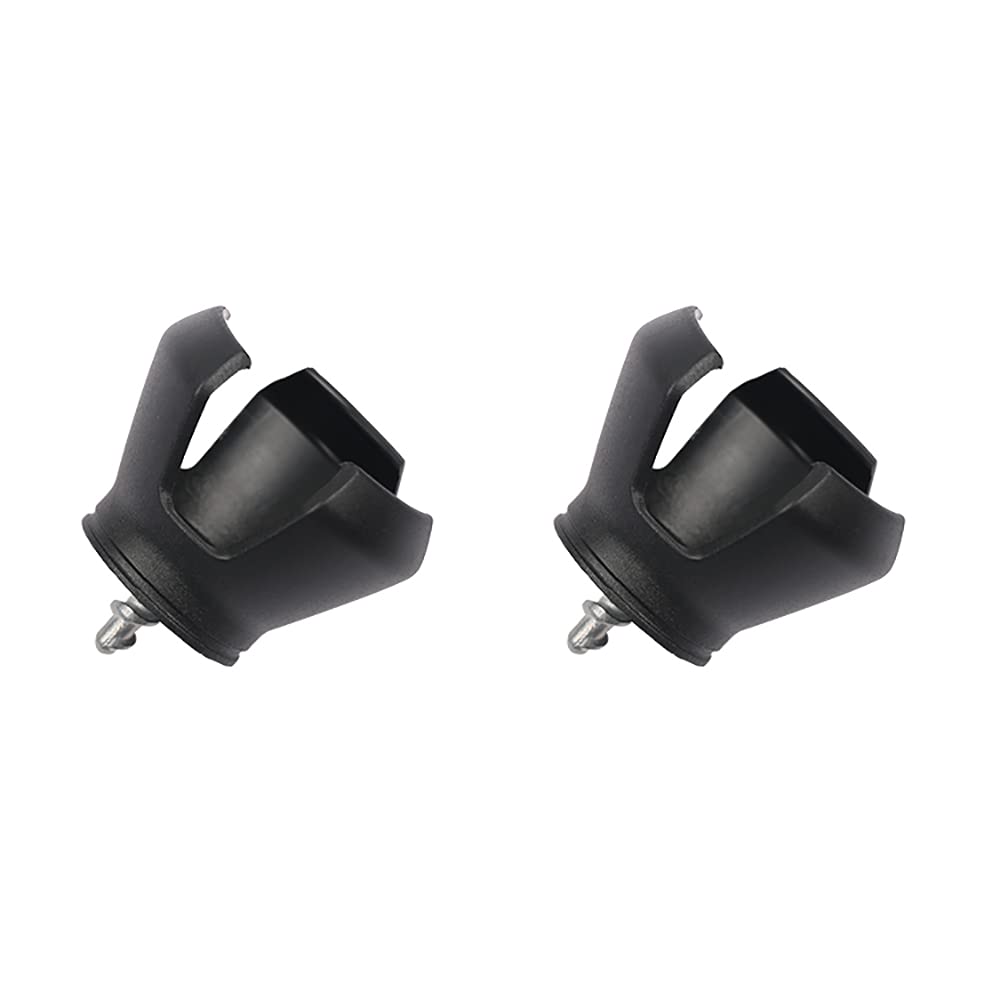 ANCLLO 2 Pcs Golf Ball Pick Up Retriever Grabber Claw Sucker Tool 3-Prong Suction Cup Ball Grabber Claw Ball Golf Accessory (Color : Black)