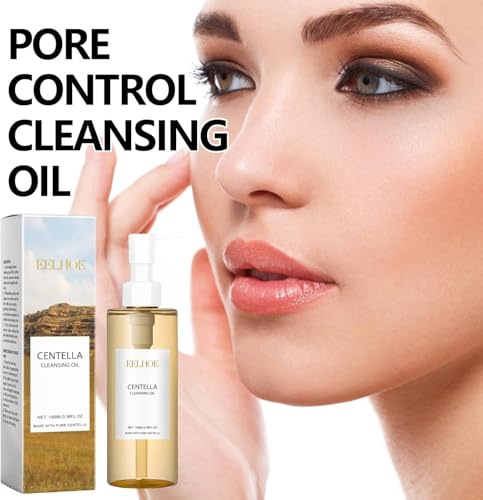 LBOYLOVE® Centella Cleansing Oil, Natural Oil Cleaner, Face Cleanser Women, Oil-Based Facial Cleanser Gentle Makeup Removal, Make Up Remover, Cleansing Oil for Face, Face Wash Women, Gentle Cleanser