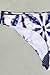 Cupshe Fashion Women's Sea Beige Blue Printing Tank Padding Bikini Bathing Suit
