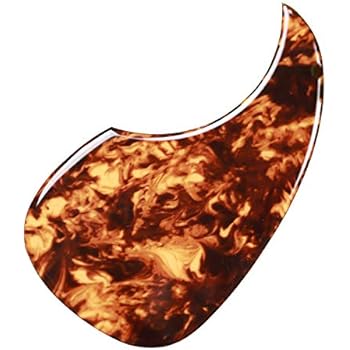 Vencetmat Acoustic Guitar Pick Guard for Most Martin - Clear Amber