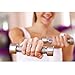 Egnaro Thin and Stackable Silicone Wedding Bands Women - 2.5mm Width - 1.8mm Thick