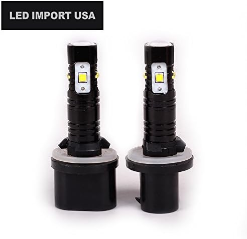 Led import usa Extremely Bright 30W LED Bulbs with Projector for Fog Lights Daytime Running DRL Driving Size 880 6000K Xenon White