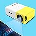 KINGEAR PDK007 Home Entertainment Projector Mini Projector Portable LED Projector Home Cinema Theater with Laptop PC Support USB/SD/AV/HDMI Input Pocket Projector for Video Movie Game