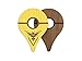 POKEWARES Shield Combo Set for Go Plus - Collect Them All - Slim Genuine Wood - Peel-N-Stick (Instinct Yellow Skin and Premium Walnut Skin)