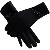 JIOGEWY Winter Gloves for Women Touch Screen Gloves Soft Warm Gloves for Driving, Glove for coat