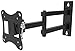 Husky Mount Articulating tv Bracket Fits Most 10 – 27 inch Monitor LED LCD TVs with 4”x 4” mounting Pattern Tilt Swivel Arm Full Motion TV Wall Mount.VESA 75X75, 100X100 Max 33 Lbs