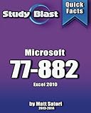 Image de Study Blast Microsoft 77-882 Exam Study Guide: 77-882 - Excel 2010