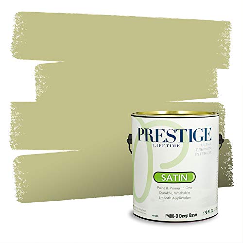 PRESTIGE Paints Interior Paint and Primer In One, 1-Gallon, Satin, Comparable M…