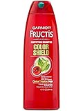 Fructis Garnier Fortifying shampoo Color Shield Acai Berry Antioxidant Grape Seed Oil UVA & UVB Protectant Color Treated Hair 17.3 FL OZ