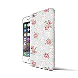 iPhone 6 Floral Case for Girl, Akna Retro Floral Series**[3D Pattern]**[Slim Cover]**[Semi-soft Rubber Oil Coating]**[Vintage Flower Pattern]Back Case for iPhone 6 - 4.7
