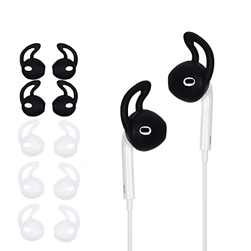 Cosmos ® 6 Pairs Earphone Hook Cover for Apple EarPods, Compatible with iPhone 6S/6 / 5S / 5C / 5 (Style 1)