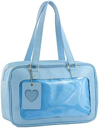 Ita Backpack Double Window Display Bag with Insert for Pins Cosplay Concert Amazon.com | VOUSXLLEZ Ita Bag Backpack Double Window Pins  main image 3