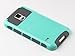 ULAK Galaxy S5 Case, S5 Case, Dual Layer Slim Hybrid Knox Amor Protective Case Cover for Samsung Galaxy S5 SV i9600 Plastic Hard Shell and Flexible TPU -Mint/Gray