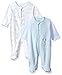 Little Me Baby Newborn 2 Pack Footies, Puppy Hug, 3M