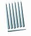 D'light Online Elegant Taper Premium Quality Candles, Hand-Dipped, Dripless and Smokeles - Set of 12 Individually Wrapped (10 Inch, Slate Blue)