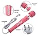 MeMass Electric Massager Massage Stick, 10 Different Vibration Strengths, Relieve Body Fatigue and Muscle Pain in The Neck,Shoulders, Back, Waist, Buttocks, Legs(Pink)