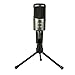 USB Microphone, TKGOU Computer Microphone With Monitor Function & Tripod Stand, Great for Recording and singing, Skype, YouTube, Google Voice Search, Games(Windows/Mac)-Nut-Pro
