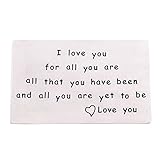 O.RIYA I Love You Wallet Card (White)