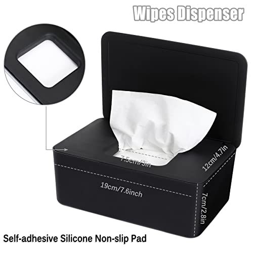 NOVWANG Wipes Dispenser, Baby Wipe Holder, Keeps Wipes Fresh