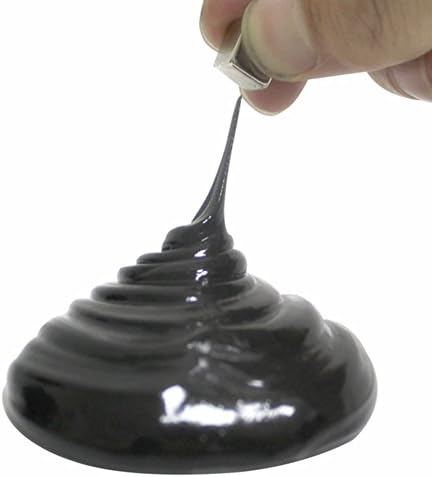 INWISH Magnetic Putty Magic Super Silly Play Attractor Space Magnetic Slime Putty -Shiny Black