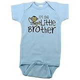 Baby Boys Onesies for Little Brothers, 3-6 Month, I'm the Little Brother