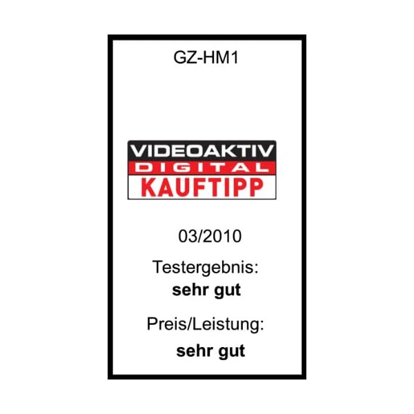 JVC GZ-HM1SEU Camcorder (SD-Kartenslot, 10-fach optischer Zoom) – Bild 3