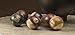 IMAX 70280-6 Antique Pool Balls - Set of 6 Snooker Balls for Game Room, Den - Hand Painted Decorative Billiard Balls. Billiard and Pool