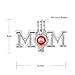 10pcs Silver MOM Mother's Day Pearl Cage Beads Cage Locket Pendant Jewelry Making-for Oyster Pearls, Essential Oil Diffuser, Fun Gifts (MOM)