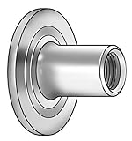 1/4"-20 Steel Round Base Weld Nut with