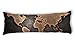 AILOVYO World Map Machine Washable Silky Shiny Satin Decorative Body Pillow Case Cover, 20-Inch x 54-Inch
