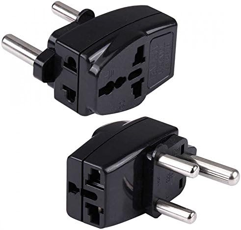 Adaptateur de Prise électrique universel de Voyage Sud-Africain (Type fiche Large)