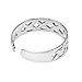AeraVida Interwoven Celtic Knot .925 Sterling Silver Toe Ring or Pinky Ring | Celtic Knot Toe Rings for Women Sterling Silver | Silver Toe Rings for Women | Adjustable Toe Ring