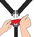UnbuckleMe Car Seat Buckle Release Tool - Easy Opener Aid for Arthritis, Long Nails, Older Kids - Button pusher for infant, toddler, convertible 5 pt harness car seats - As Seen on Shark Tank (Red)