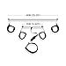 Spreader Bar of Yoga,BDSM Adjustable Stainless Steel Spreader Bar