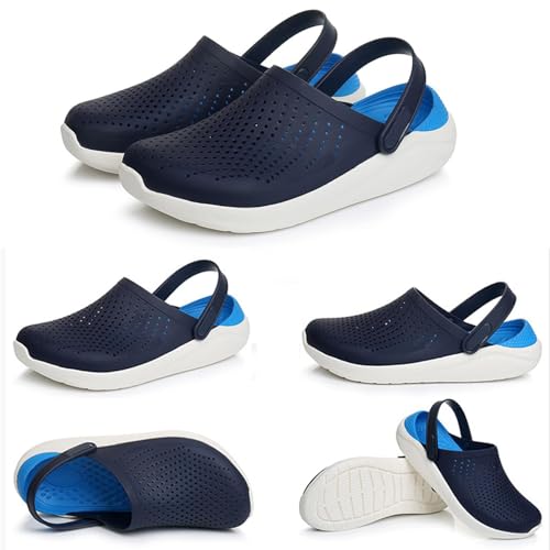 GGEROU Men's and Women's LiteRide ClogԺåCasual Shoe Mules, Classic Casual Sports Clogs/Sandals with Adjtable Back Strap - Extraordinary Comfort Technology - Comfortable & LightWeight