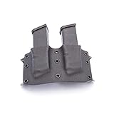 GunfightersINC Ronin Double Mag Pouch for Glock 9mm or .40, Black
