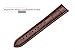 Ladies' Brown Calf Leather Replacement Watch Band 14mm Width 7.08inch Length with Spring Bars/Pins