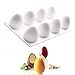 3D Easter Egg Baking Mold - MoldFun Easter Egg Silicone Mold for Mousse Cake, Peanut Butter Chocolate, Candy, Jello, Pastry, Muffin, Cupcake, Mini Soap, Lotion Bar, Bath Bomb, Candle Wax Melts