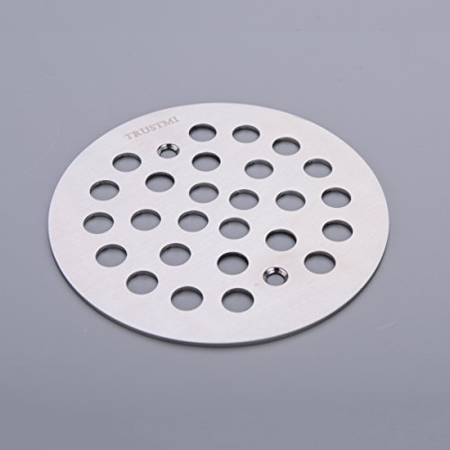 TRUSTMI 4 1/4inch Screwin Shower Drain Grate Replacement Cover