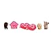 Puppy in My Pocket/ Puppy Charm Barrette & Ring Set PINK