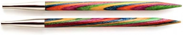 KnitPro Interchangeable Normal Circular Needles Wood Multi-Coloured 6mm KP20409