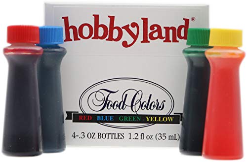 Hobbyland Assorted Food Coloring Liquid Set (Red, Yellow, Blue, Green.3 fl oz Bottles) - Thumbnail 6