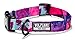 Wolfgang Heavy Duty, Adjustable Dog Collar with Quick Release Nylon Buckle for Walking & Training, Daydream Print, Large