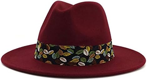 wine colored floppy hat