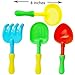 Kare and Kind 17pcs kid's Summer Beach Toys set/sand play set with Models and molds (Castle+ Animal + Tool, Colorful)