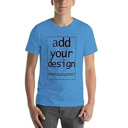 Custom Mens t Shitr Add Your Own Logo Text Photo
