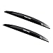 Hypersonic 2 Pcs Set Black Car Door Edge Guard Bumper Protector Molding Trim