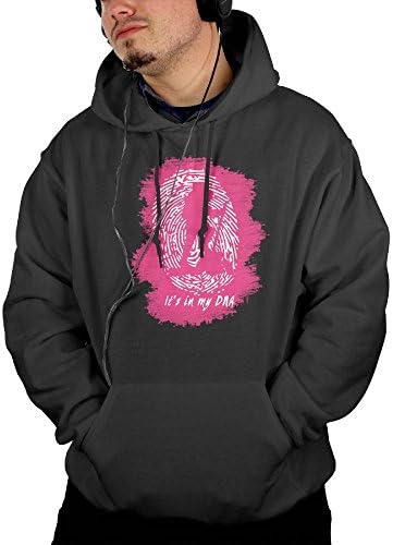 HODL MOD Hiking - It's In My DNA Casual Mens Long Sleeve Hoodie Sweatshirt Drawstring S