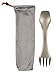 Core Element 100% TITANIUM SPORK 3-in-1 Lightweight Eco-friendly Durable Spoon-Fork-Knife Survival Utensil Tool Perfect for Camping, Home, Travelthumb 1