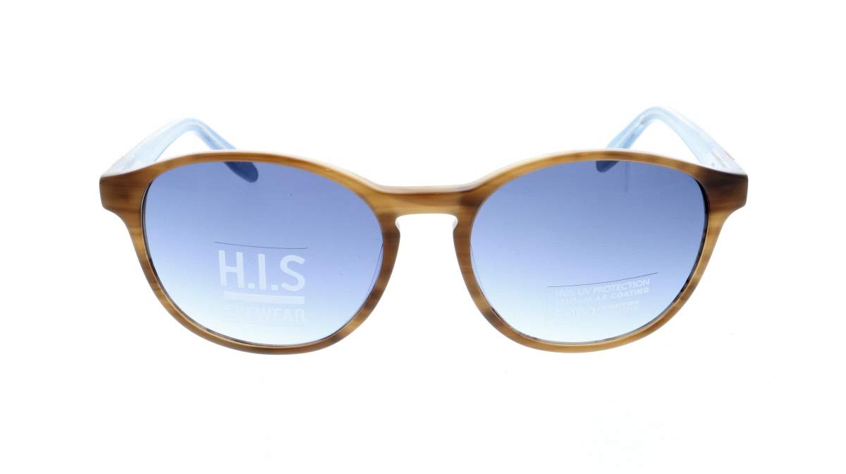 HIS HS393-002 Sunglasses Brown Pattern